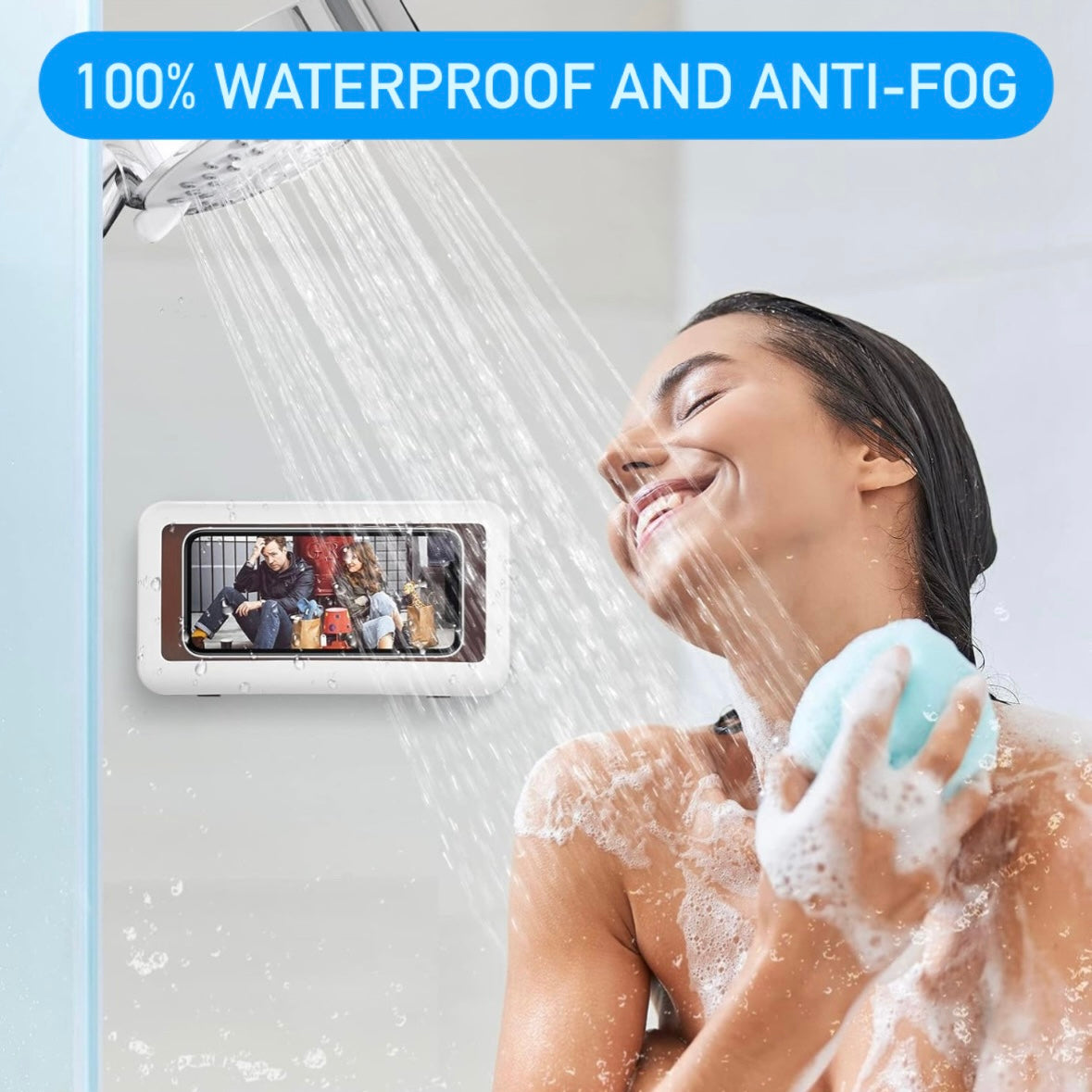 ShowerShield™ - Hasslefree waterproof anti-fog shower case