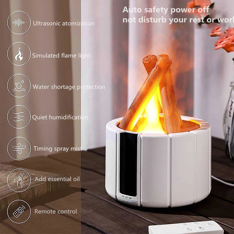 Luxscent™: Simulated LED Flame Aroma Diffuser