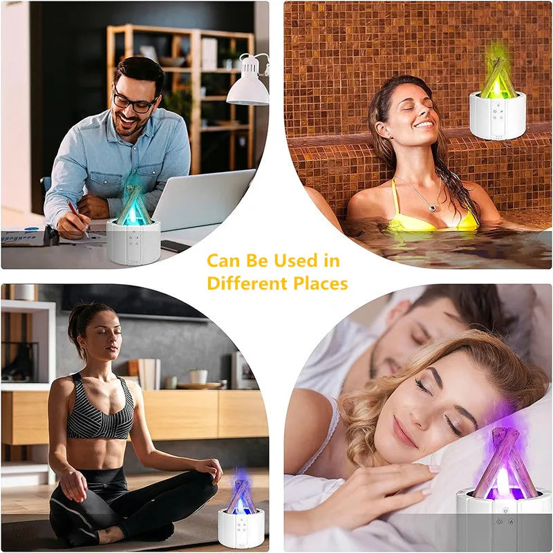 Luxscent™: Simulated LED Flame Aroma Diffuser