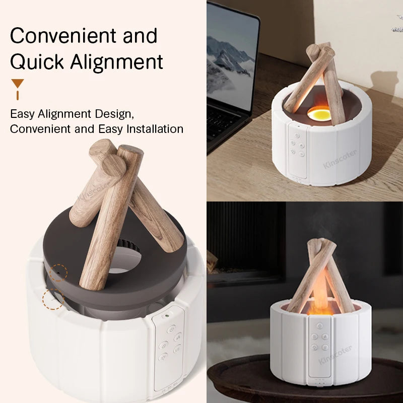 Luxscent™: Simulated LED Flame Aroma Diffuser