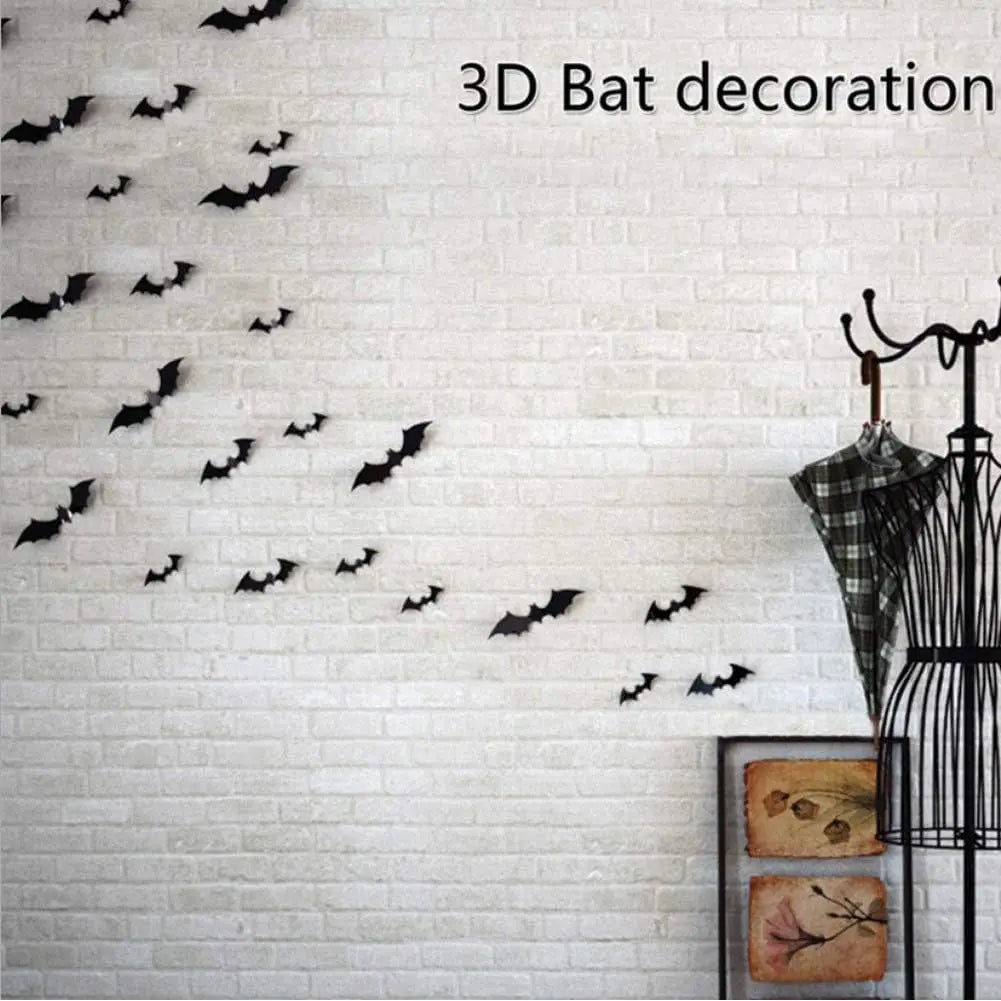 Spooky Bat Glow Decals