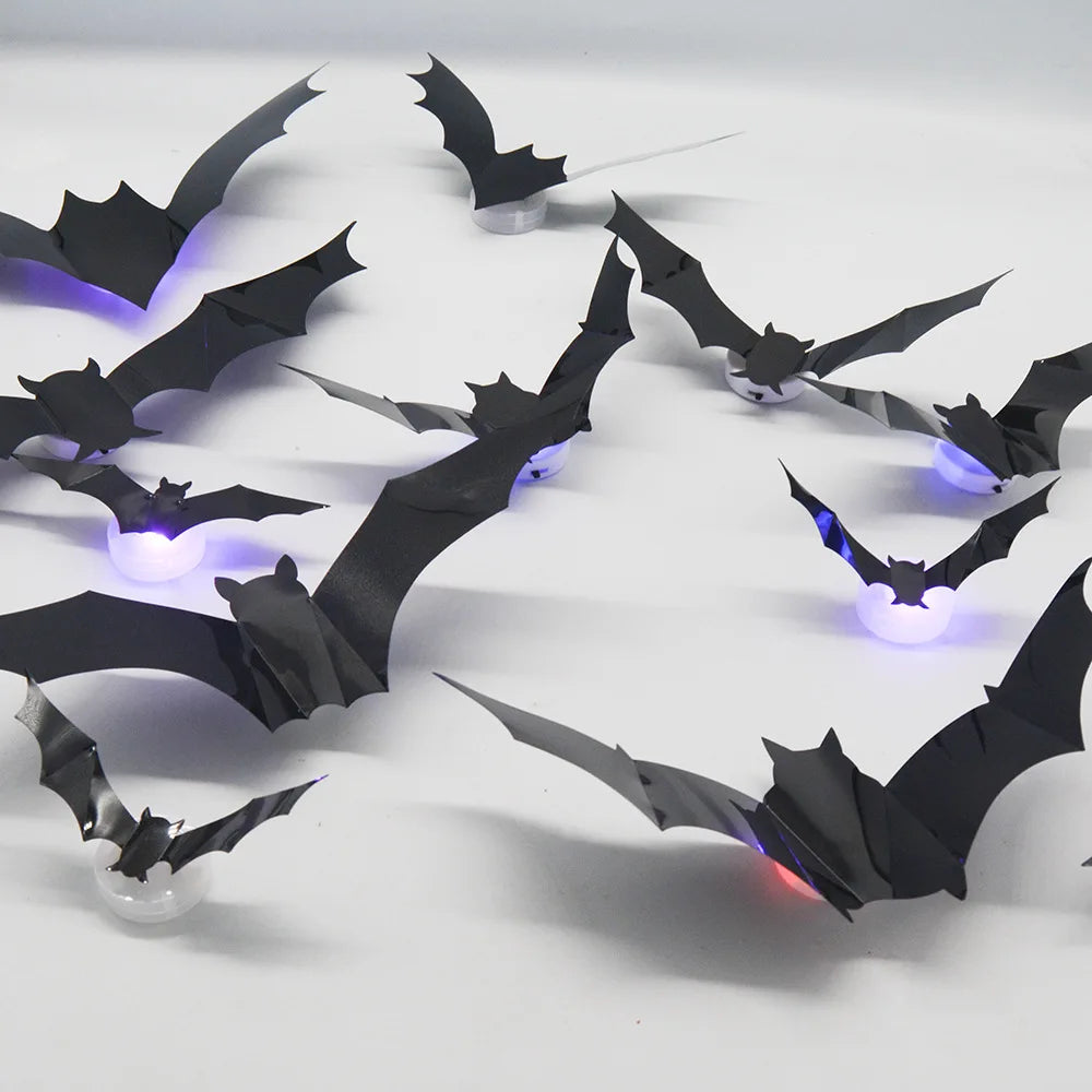 Spooky Bat Glow Decals