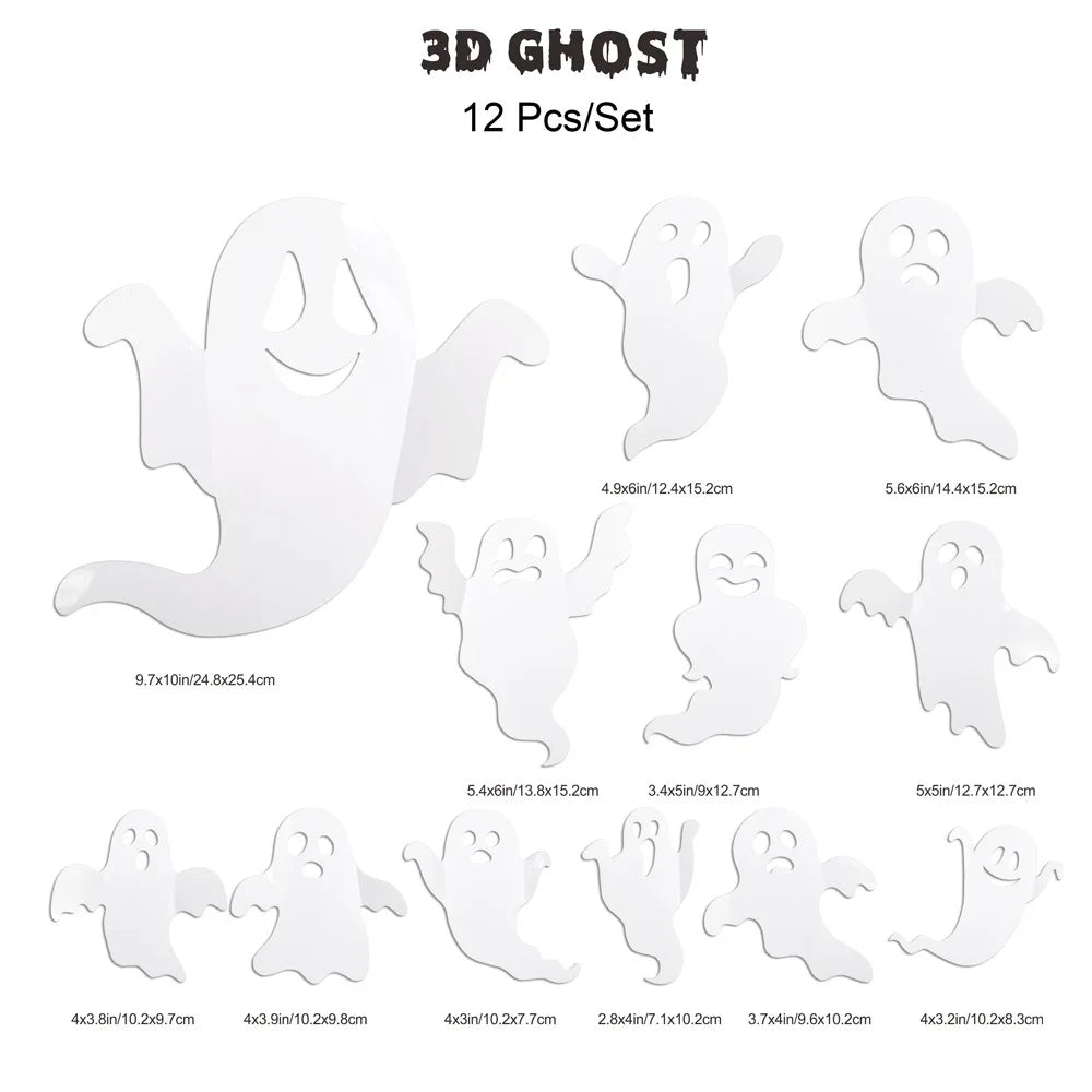 Spooky Bat Glow Decals