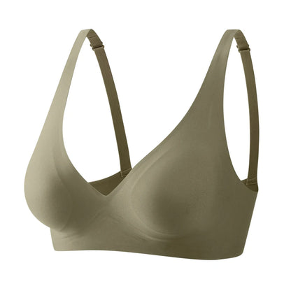 Soft Wireless Bra Women Deep V Bras Sexy Bralette Padded Bra